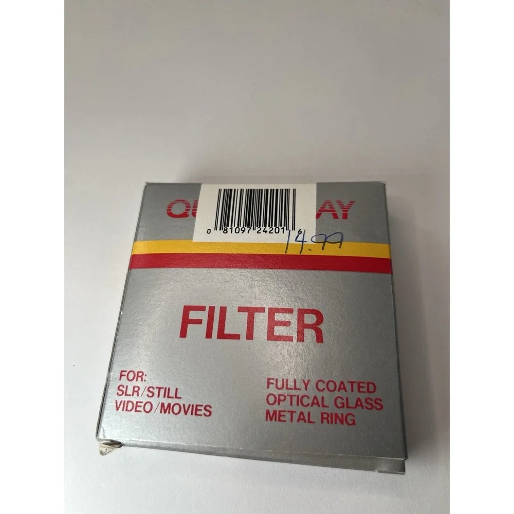 Quantaray Filters For SLR Fully Coated Optical Glass Metal Ring Camera lens 58mm